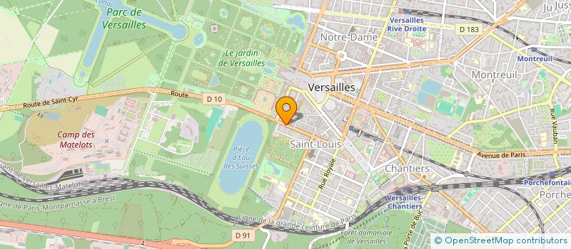localisation de l'entreprise MONSIEUR LAURENT BEN HAMOU à VERSAILLES