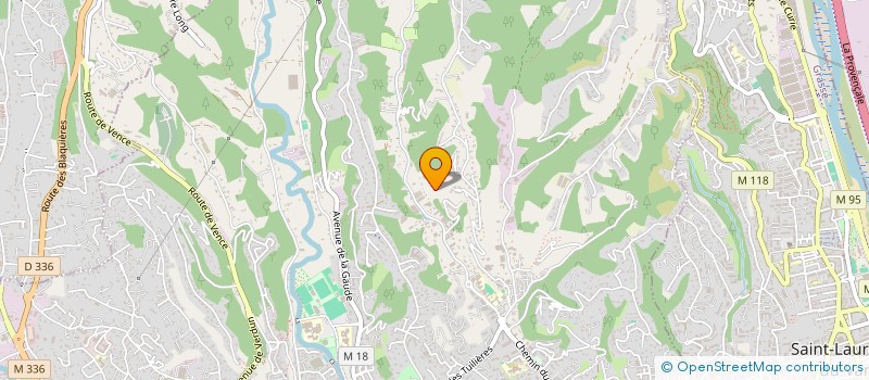 localisation de l'entreprise MONSIEUR LAURENT BENAMOU  CAGNES-SUR-MER