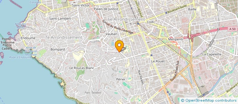 localisation de l'entreprise MONSIEUR LAURENT BENDAYAN à MARSEILLE