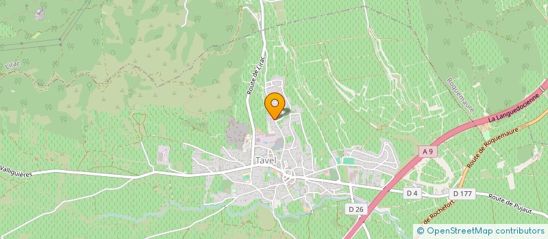 localisation de l'entreprise MONSIEUR LAURENT BENEDETTI  TAVEL