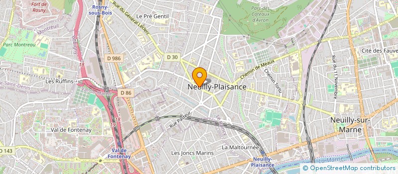 localisation de l'entreprise MONSIEUR LAURENT BENEL à NEUILLY-PLAISANCE