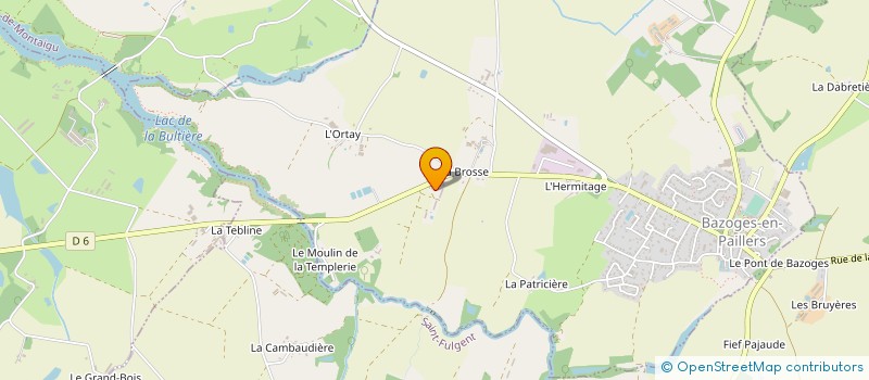 localisation de l'entreprise MONSIEUR LAURENT BENETEAU  BAZOGES-EN-PAILLERS