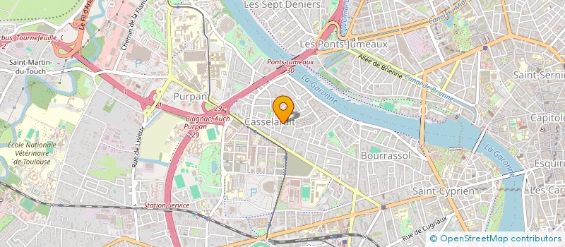 localisation de l'entreprise MONSIEUR LAURENT BENEZECH à TOULOUSE