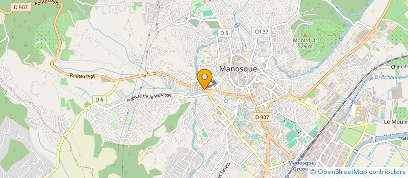 localisation de l'entreprise MONSIEUR LAURENT BENGUETTAT à MANOSQUE