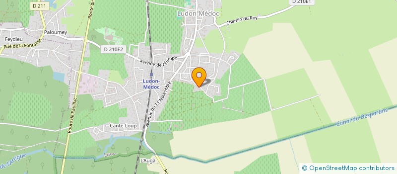 localisation de l'entreprise MONSIEUR LAURENT BENITEZ à LUDON-MEDOC