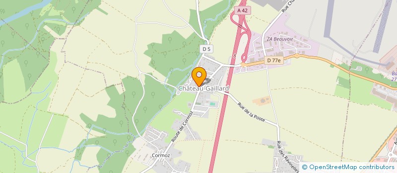 localisation de l'entreprise MONSIEUR LAURENT BENOISTON à CHATEAU-GAILLARD