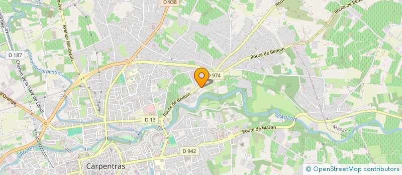 localisation de l'entreprise MONSIEUR LAURENT BENOIT à CARPENTRAS