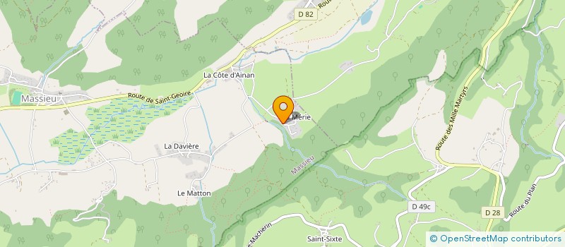localisation de l'entreprise MONSIEUR LAURENT BENOIT  MASSIEU