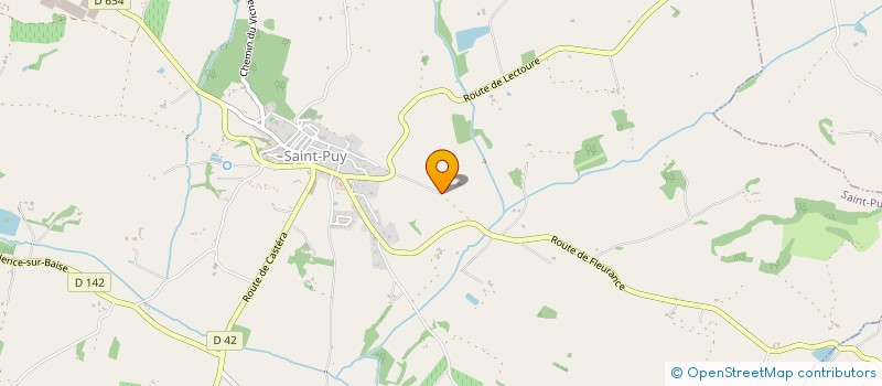 localisation de l'entreprise MONSIEUR LAURENT BENQUET  SAINT-PUY