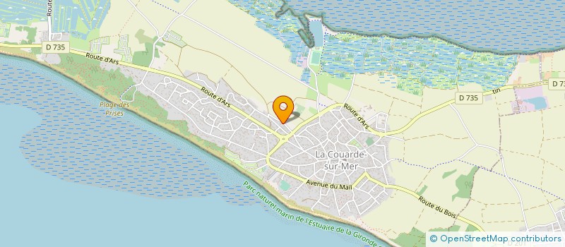 localisation de l'entreprise MONSIEUR LAURENT BENUZZI  LA COUARDE-SUR-MER