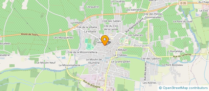 localisation de l'entreprise MONSIEUR LAURENT BERAIL  BOURGUEIL