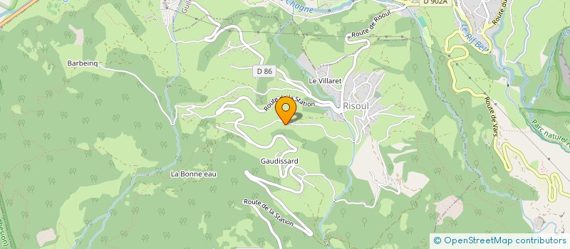 localisation de l'entreprise MONSIEUR LAURENT BERARD  GUILLESTRE