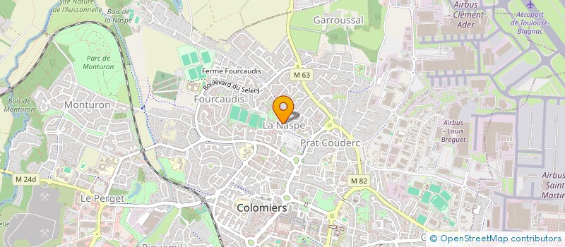 localisation de l'entreprise MONSIEUR LAURENT BERGE à COLOMIERS
