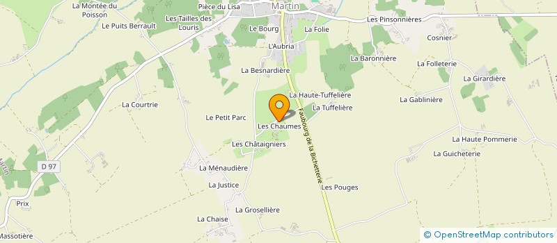 localisation de l'entreprise MONSIEUR LAURENT BERGERAULT  LIGUEIL