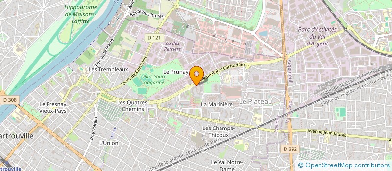 localisation de l'entreprise MONSIEUR LAURENT BERGEROT à SARTROUVILLE