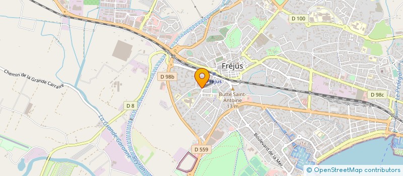 localisation de l'entreprise MONSIEUR LAURENT BERGIA à FREJUS