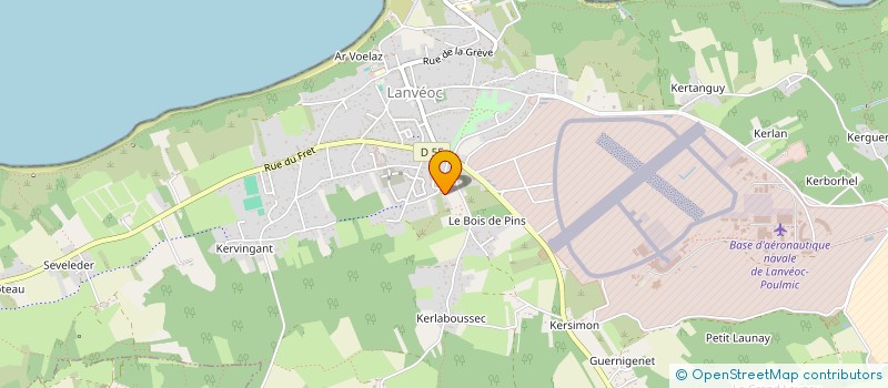 localisation de l'entreprise MONSIEUR LAURENT BERLIZOT  CROZON