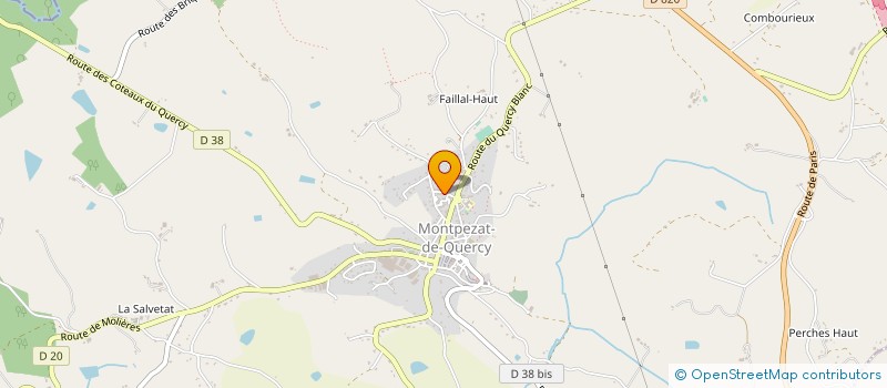 localisation de l'entreprise MONSIEUR LAURENT BERNABEU  MONTPEZAT-DE-QUERCY