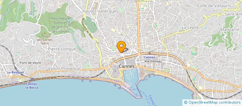 localisation de l'entreprise MONSIEUR LAURENT BERNARD à CANNES