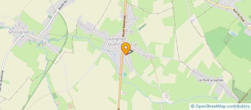 localisation de l'entreprise MONSIEUR LAURENT BERNARD à LOUVIGNIES-QUESNOY