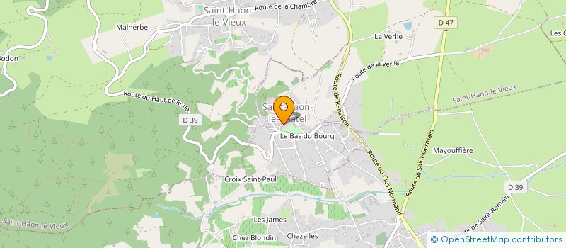 localisation de l'entreprise MONSIEUR LAURENT BERNARD à SAINT-HAON-LE-CHATEL