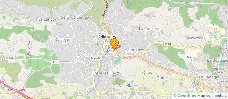 localisation de l'entreprise MONSIEUR LAURENT BERNARDI à SIX-FOURS-LES-PLAGES