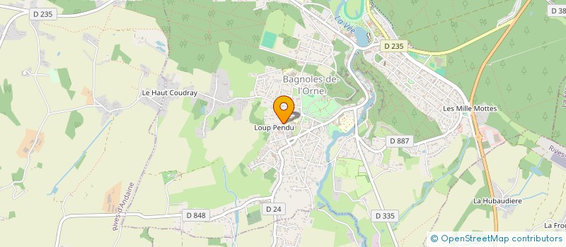 localisation de l'entreprise MONSIEUR LAURENT BERNIER à BAGNOLES-DE-L'ORNE-NORMANDIE