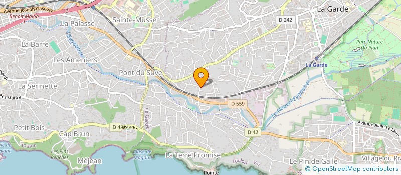 localisation de l'entreprise MONSIEUR LAURENT BERTAL  LA GARDE