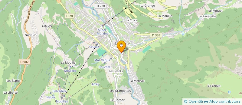 localisation de l'entreprise MONSIEUR LAURENT BERTELLE  MORZINE