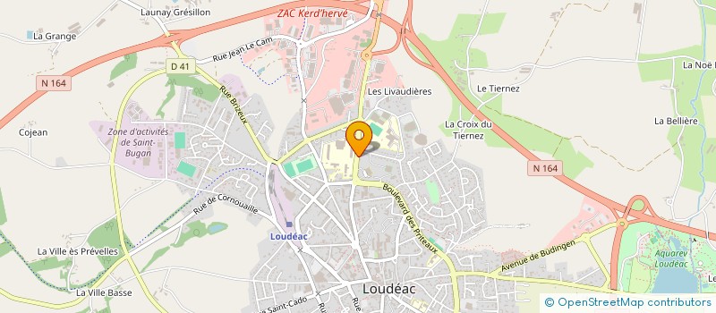 localisation de l'entreprise MONSIEUR LAURENT BERTHE à LOUDEAC