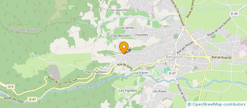 localisation de l'entreprise MONSIEUR LAURENT BERTHELIER  RENAISON