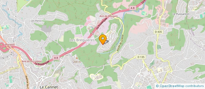 localisation de l'entreprise MONSIEUR LAURENT BERTHIER à MOUGINS