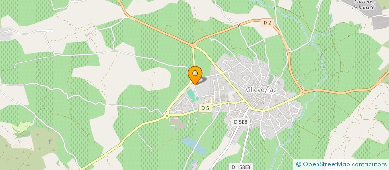 localisation de l'entreprise MONSIEUR LAURENT BERTON  VILLEVEYRAC