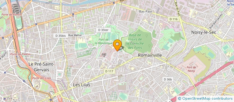 localisation de l'entreprise MONSIEUR LAURENT BERTOUX-ROMET à LES LILAS