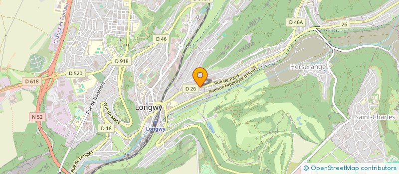 localisation de l'entreprise MONSIEUR LAURENT BERTOZZI à LONGWY