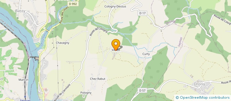 localisation de l'entreprise MONSIEUR LAURENT BERTRAND  SEYSSEL