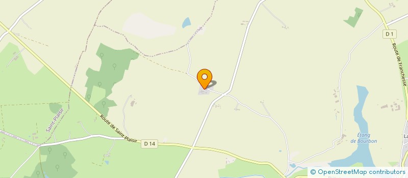 localisation de l'entreprise MONSIEUR LAURENT BERTRAND  BOURBON-L ARCHAMBAULT