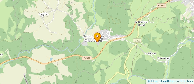 localisation de l'entreprise MONSIEUR LAURENT BERTRAND  MERCOEUR