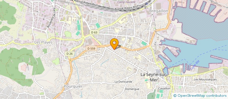 localisation de l'entreprise MONSIEUR LAURENT BERTRAND à LA SEYNE-SUR-MER