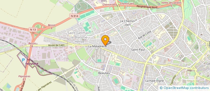 localisation de l'entreprise MONSIEUR LAURENT BESNEHARD à CAEN