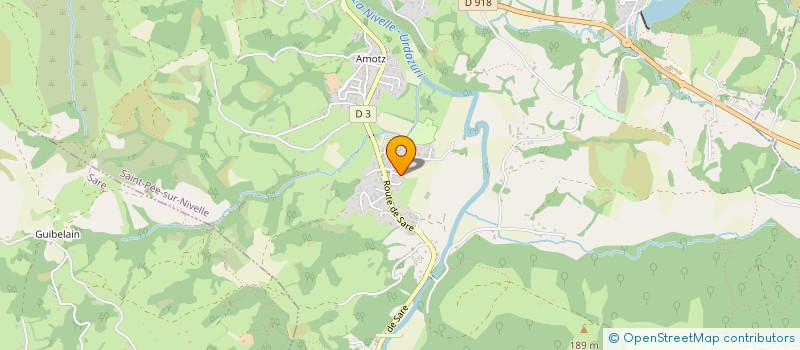 localisation de l'entreprise MONSIEUR LAURENT BETBEDER  SAINT-PEE-SUR-NIVELLE