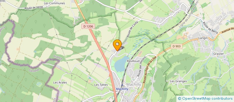 localisation de l'entreprise MONSIEUR LAURENT BETEMPS  MACHILLY