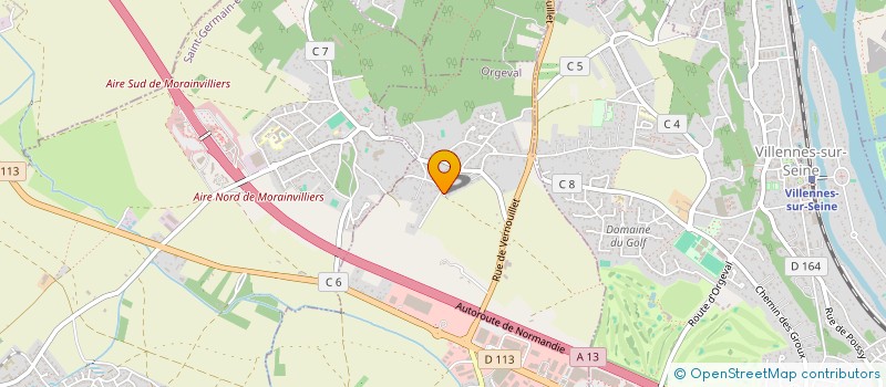 localisation de l'entreprise MONSIEUR LAURENT BETINI à ORGEVAL