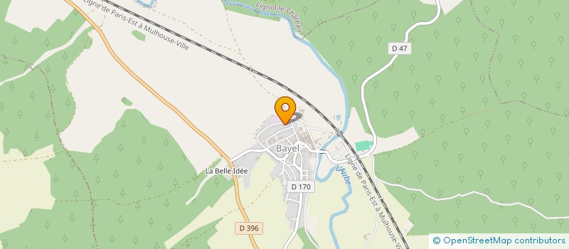 localisation de l'entreprise MONSIEUR LAURENT BETOUX  BAYEL