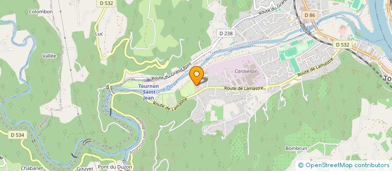 localisation de l'entreprise MONSIEUR LAURENT BETTON à TOURNON-SUR-RHONE