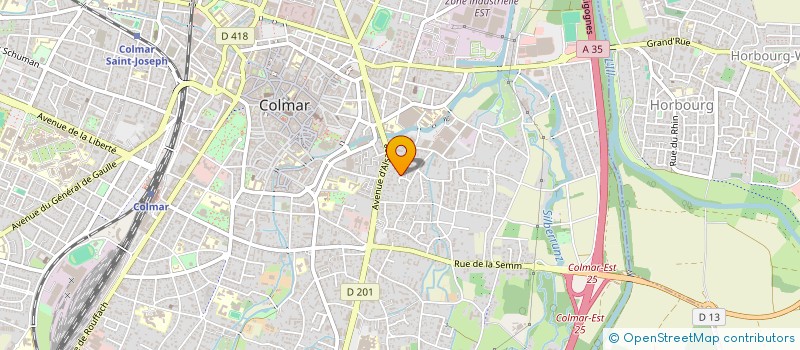 localisation de l'entreprise MONSIEUR LAURENT BETZ  COLMAR