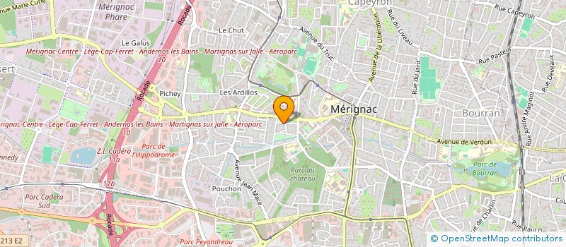 localisation de l'entreprise MONSIEUR LAURENT BEUCHET  MERIGNAC