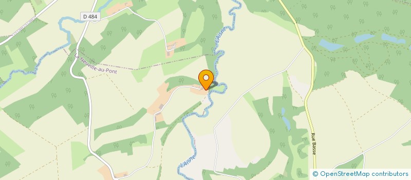 localisation de l'entreprise MONSIEUR LAURENT BIARD  LA NEUVILLE-AU-PONT
