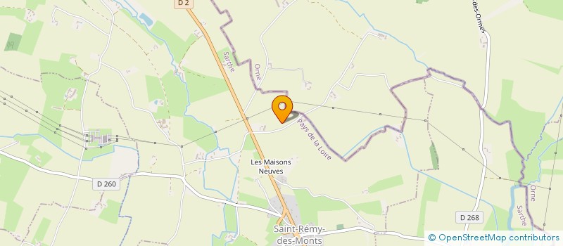 localisation de l'entreprise MONSIEUR LAURENT BICHON  VILLENEUVE-EN-PERSEIGNE