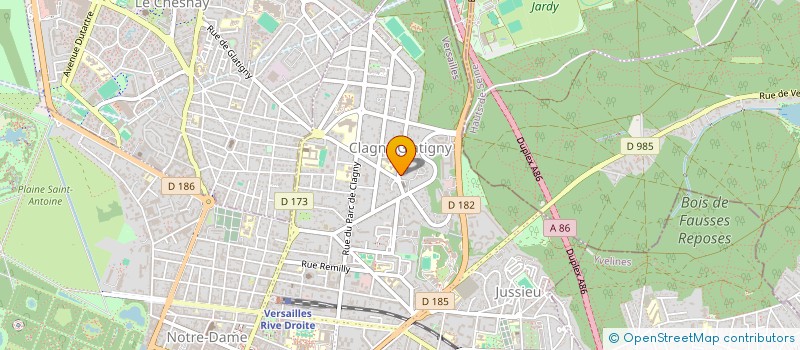 localisation de l'entreprise MONSIEUR LAURENT BIDOT à VERSAILLES